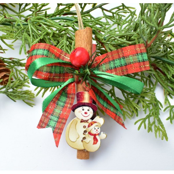 Коледна играчка с канела и късмет