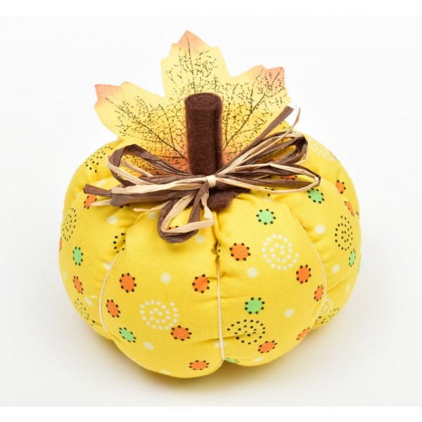 Декоративна текстилна тиква