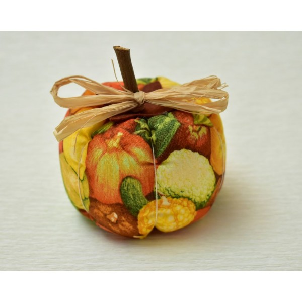 Декоративна тиква от плат