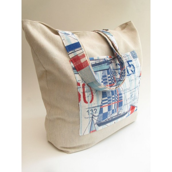 Текстилна чанта с две лица